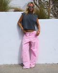 The Barrel Jeans - Flushing Pink