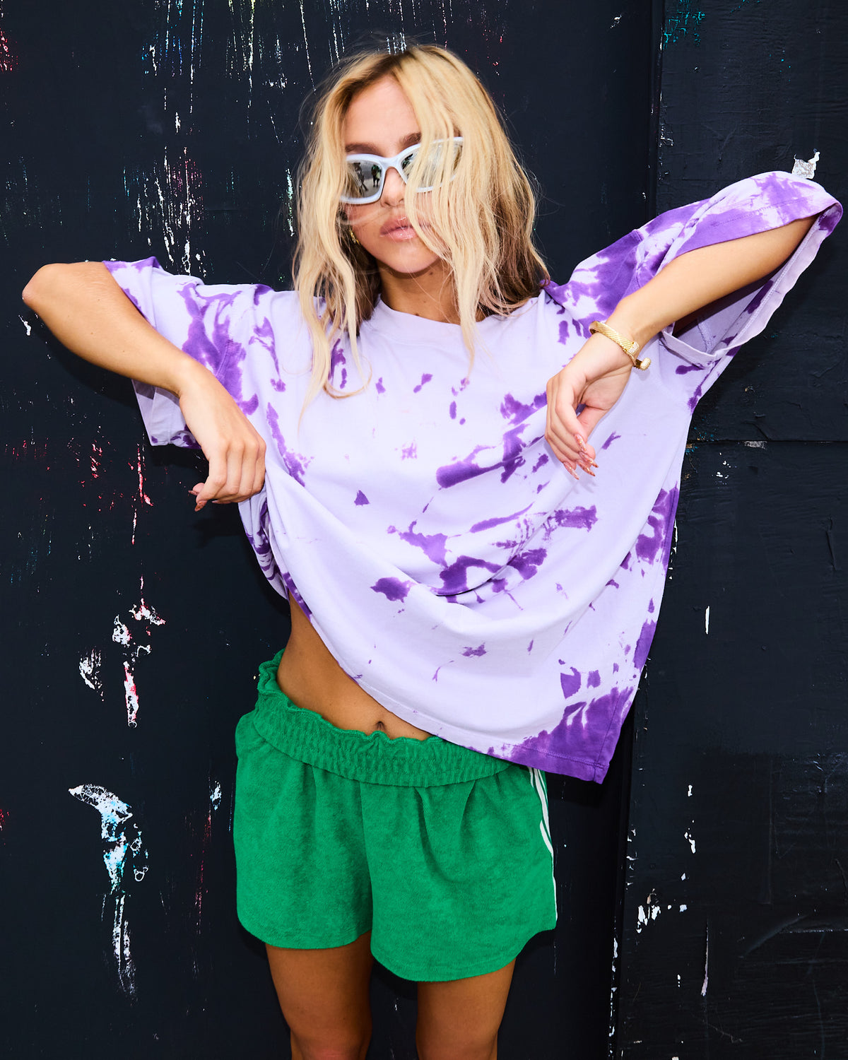 The Sporty Terry Shorts - Forest Green