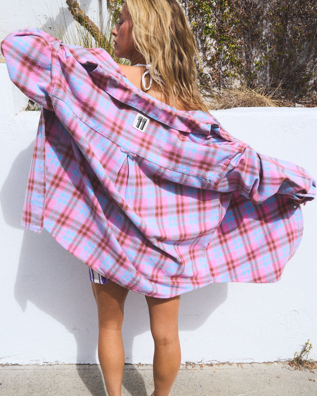 The Flannel Shirt - Checked Pink