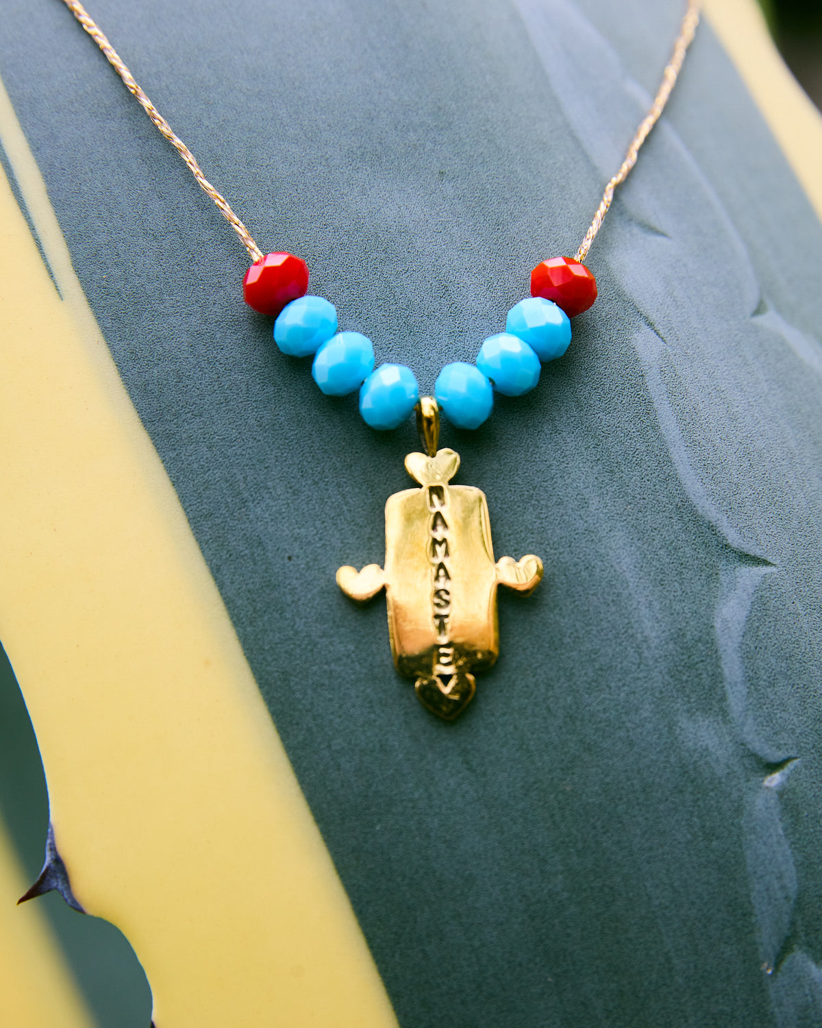 Statement Necklace - Namaste Blue