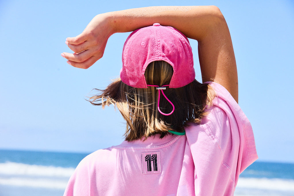 women's pink baseball cap