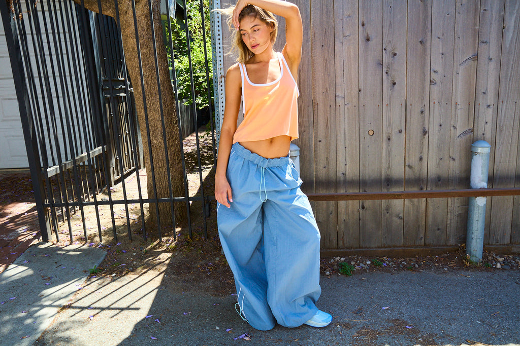 women's parachute pants