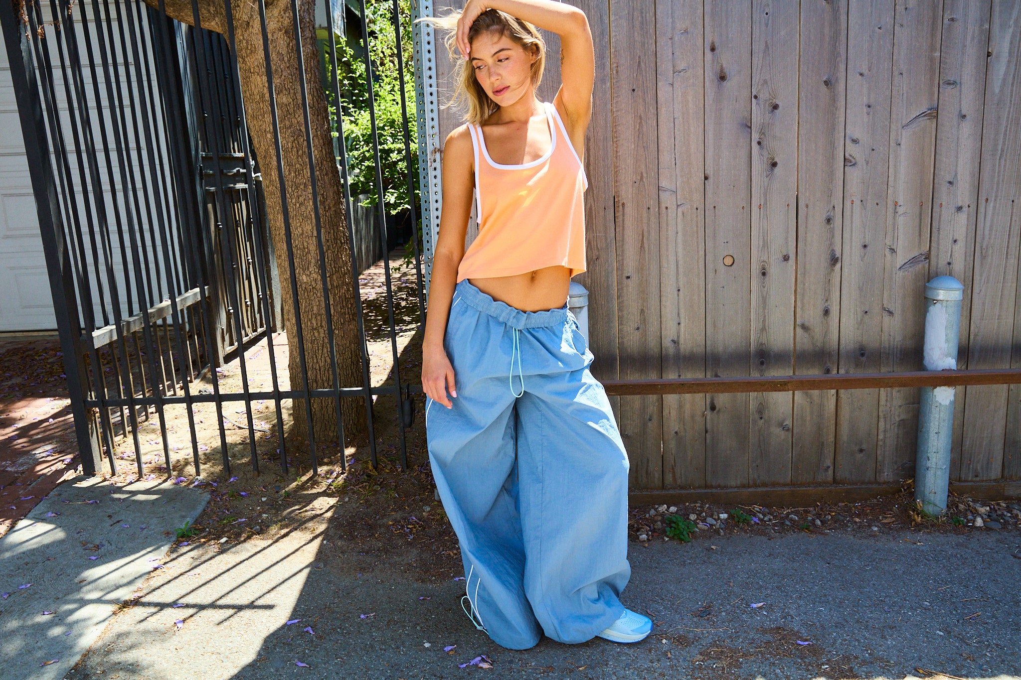women's parachute pants