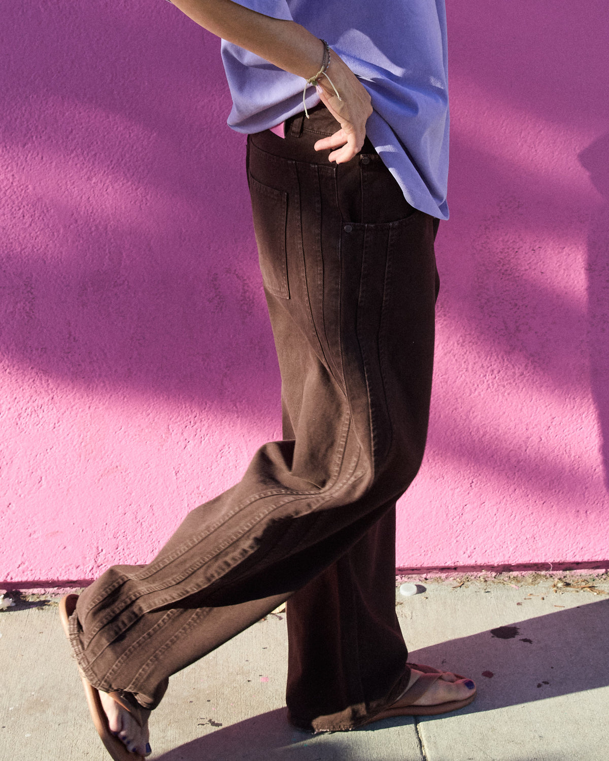 The Barrel Jeans - Coffee Brown