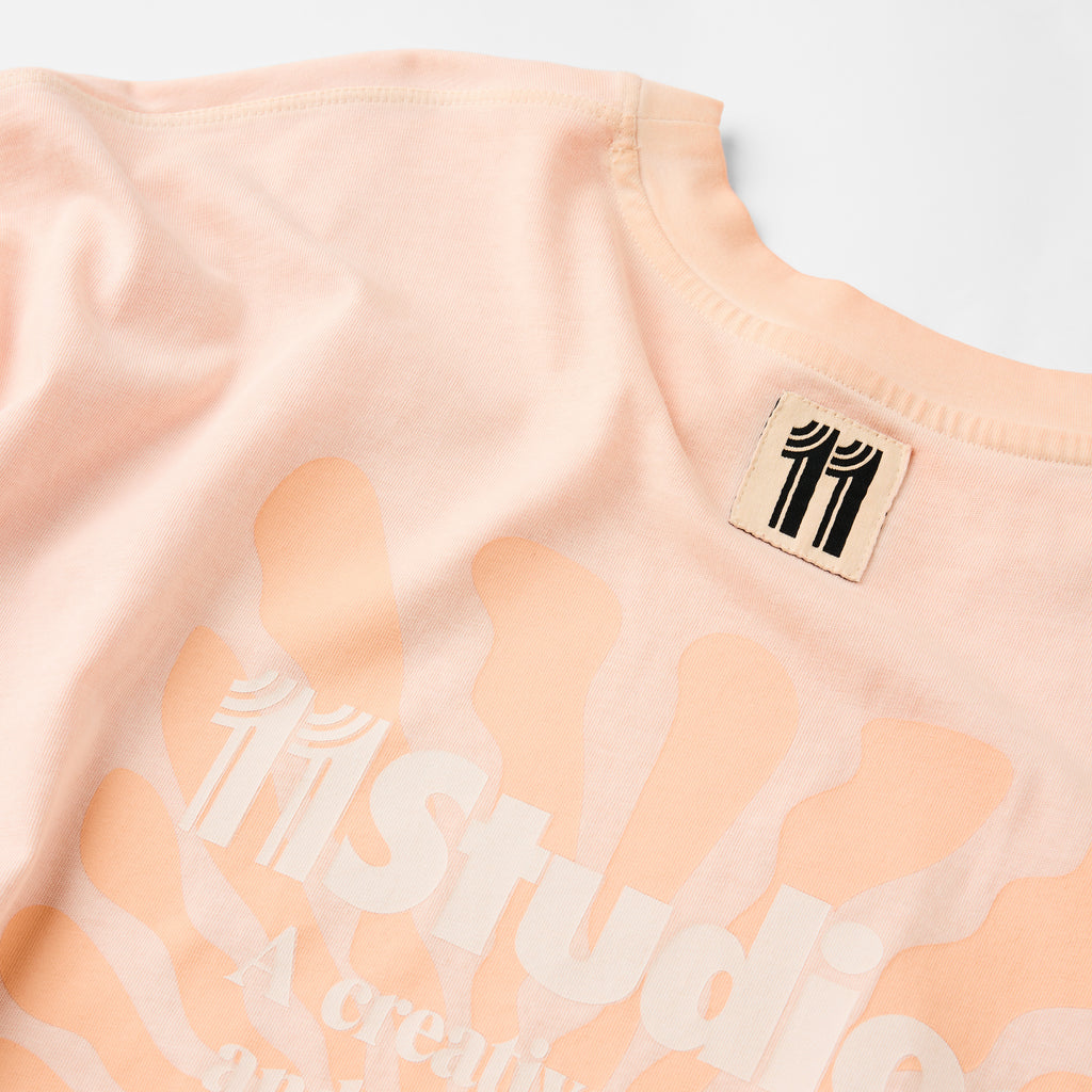 The Oversized Tee - Peach Mousee