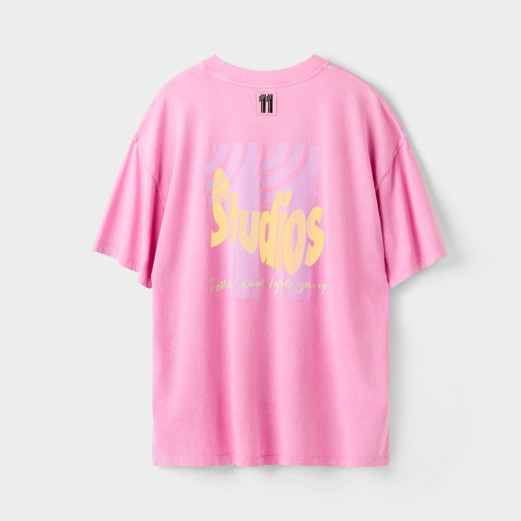 The Oversized Tee - Bon Bon Pink