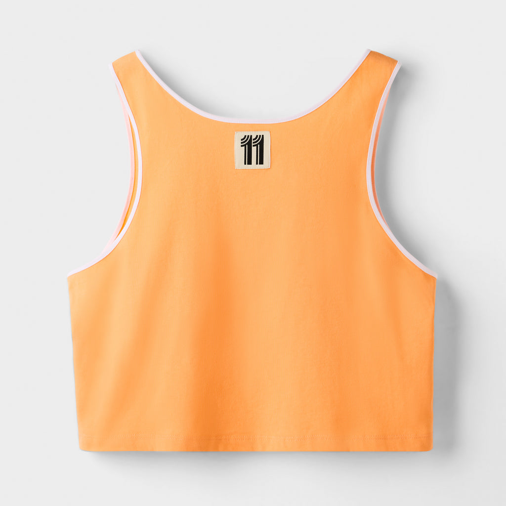 The Sporty Tank Top - Orange Sorbet