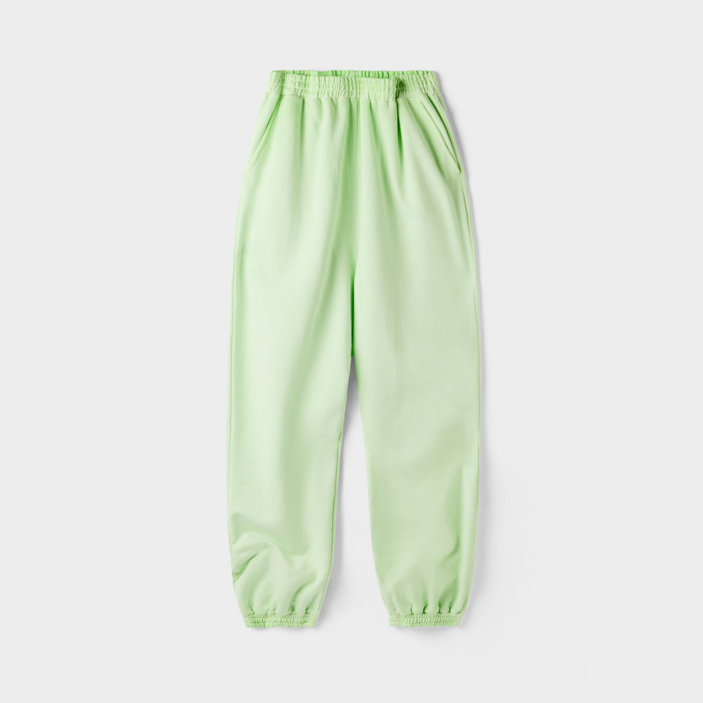 The Wide-Leg Sweatpants - Key Lime Pie