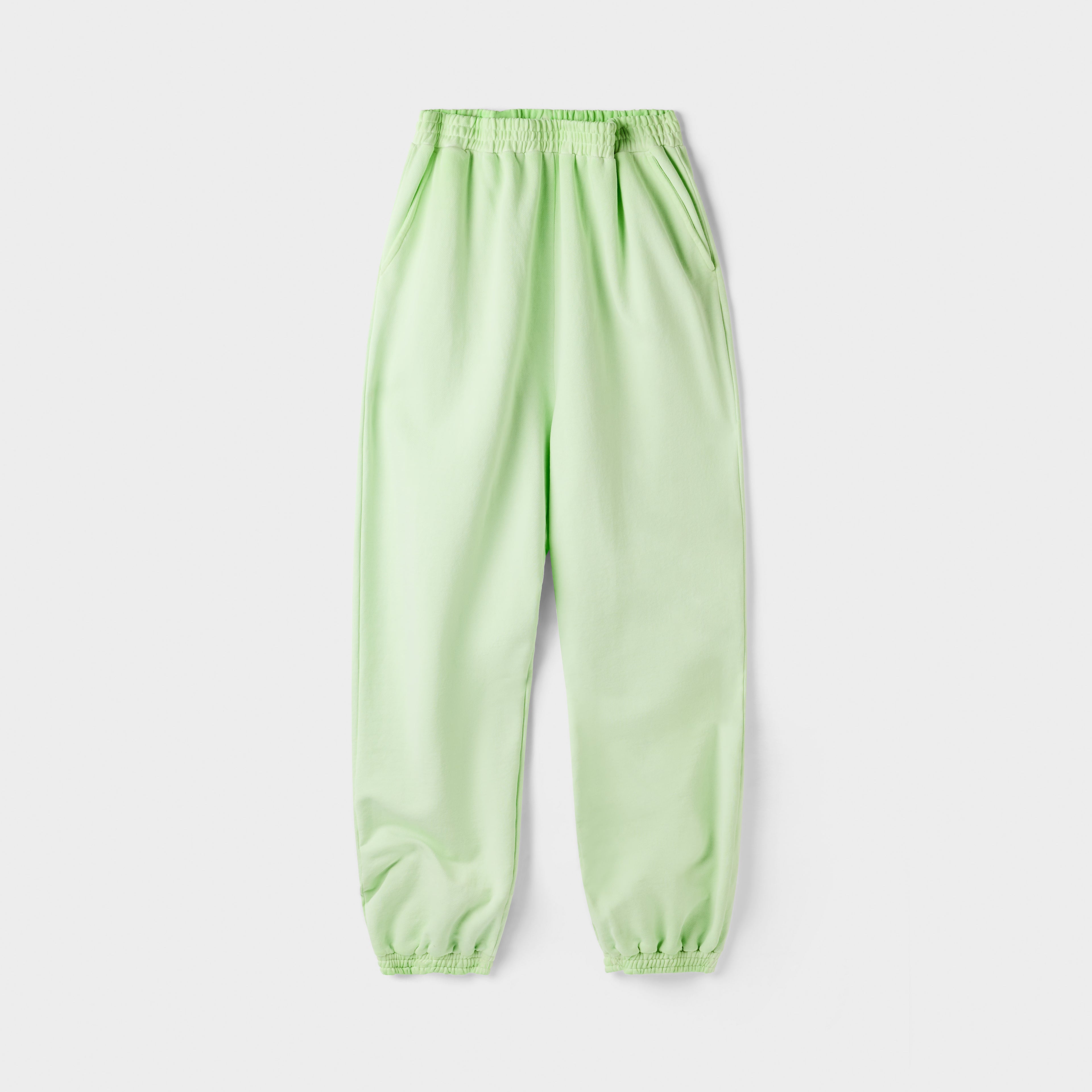 The Wide-Leg Sweatpants - Key Lime Pie